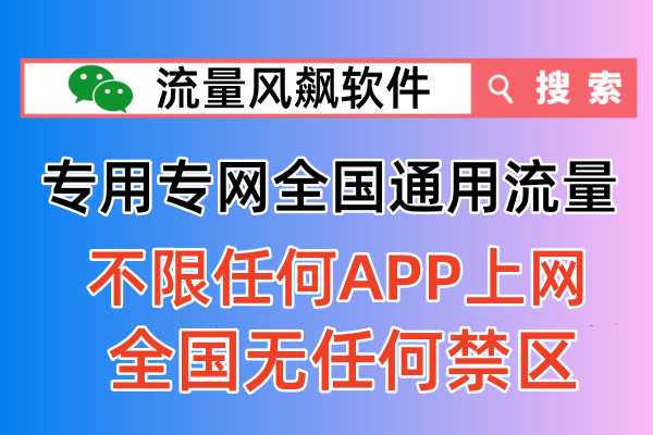 手机专用专网流量包在线充值，全国最低价尽在流量风飙软件平台